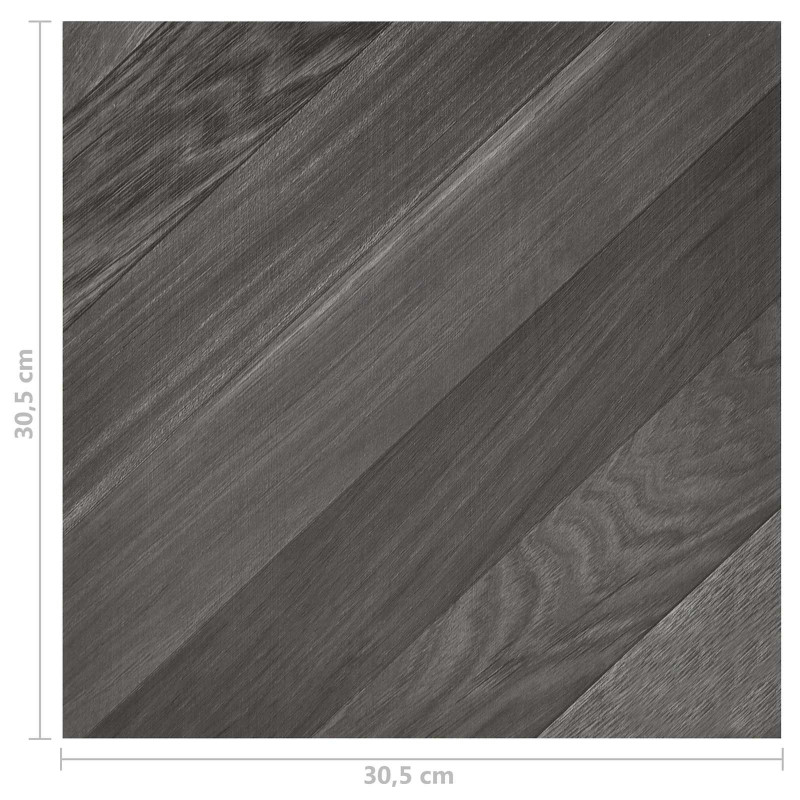 Deski podłogowe 55 pcs Szary 5,11 m² PVC