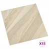 Deski podłogowe 55 pcs Beżowy 5,11 m² PVC