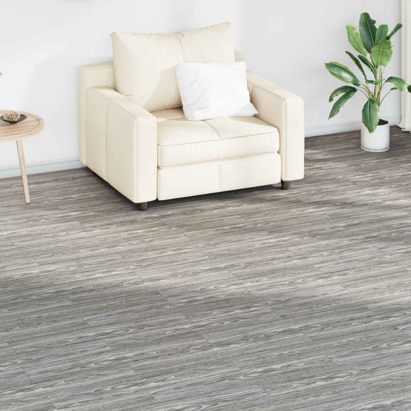 Deski podłogowe 18 pcs Ciemnoszary 2,51 m² PVC