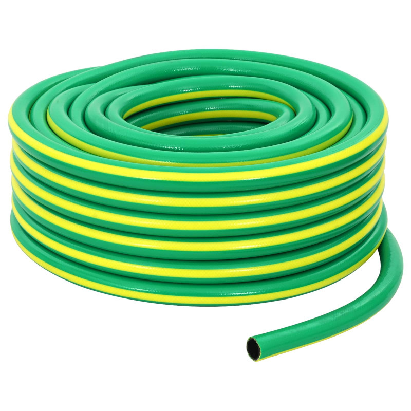 Wąż ogrodowy 5-warstwowy Zielony i Żółty 1 / 2'' 50 m PVC