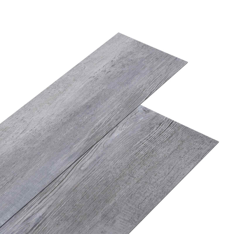 Deski podłogowe 18 pcs Szary 2,51 m² PVC