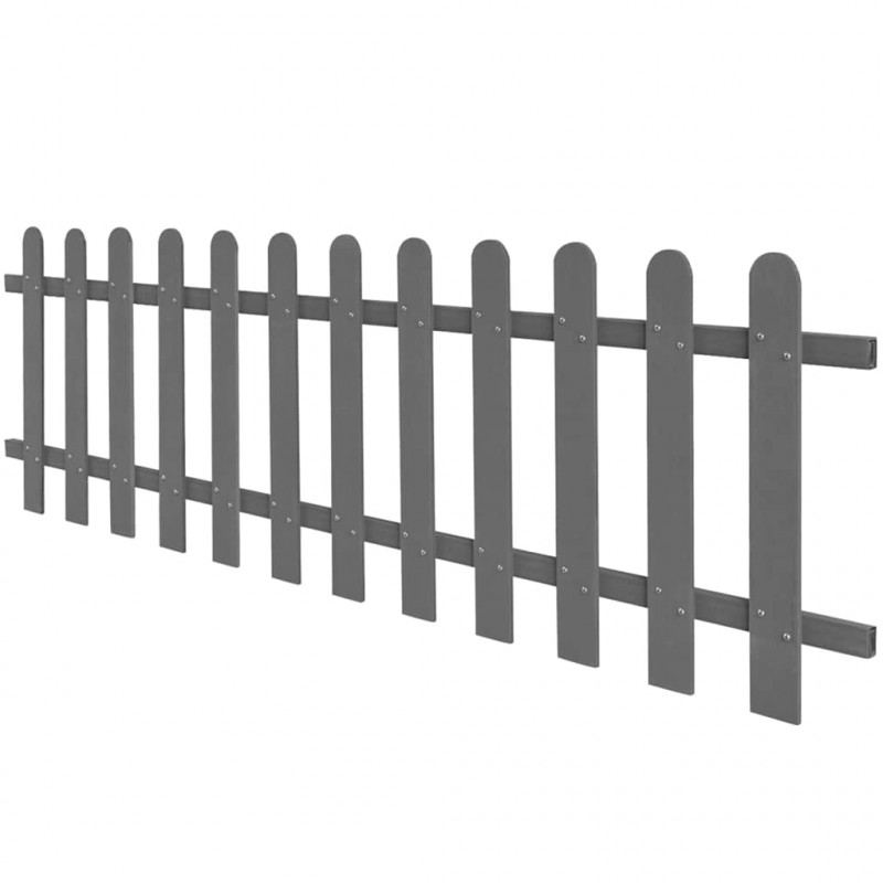 Płot sztachetowy, WPC, 200x60 cm