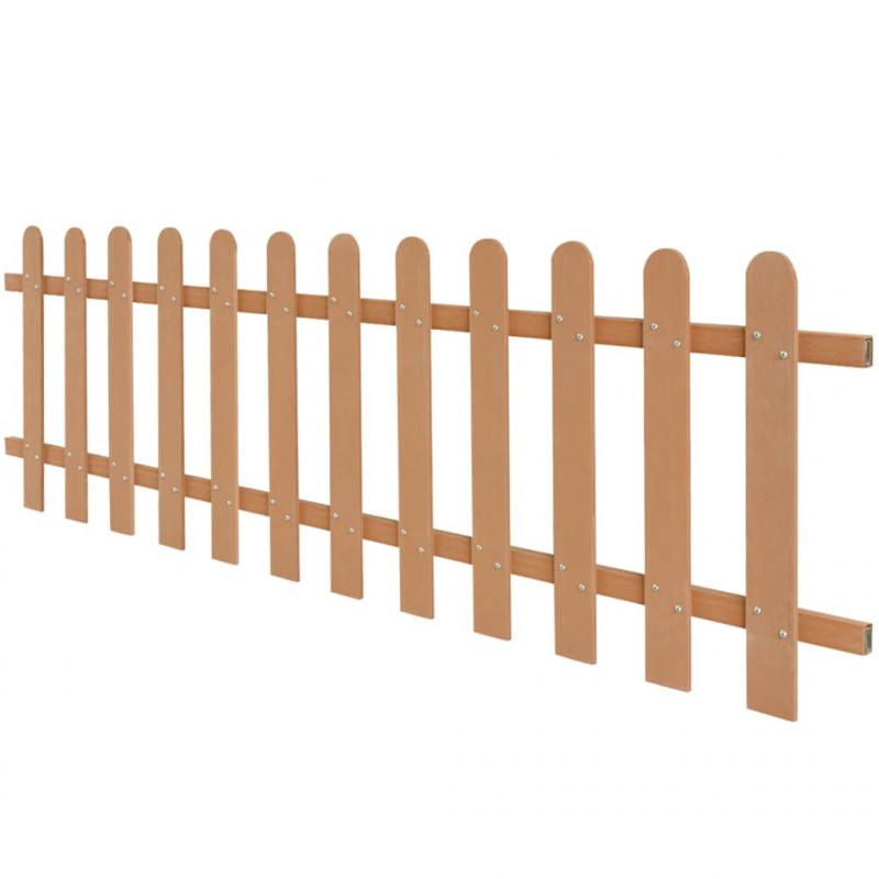 Płot sztachetowy, WPC, 200x60 cm
