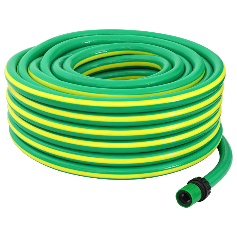 Wąż ogrodowy 5-warstwowy Zielony i Żółty 3 / 4'' 30 m PVC