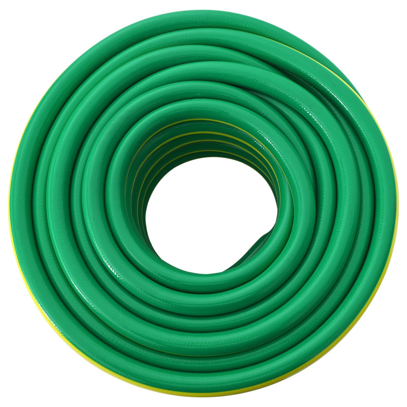 Wąż ogrodowy 5-warstwowy Zielony i Żółty 1" 10 m PVC