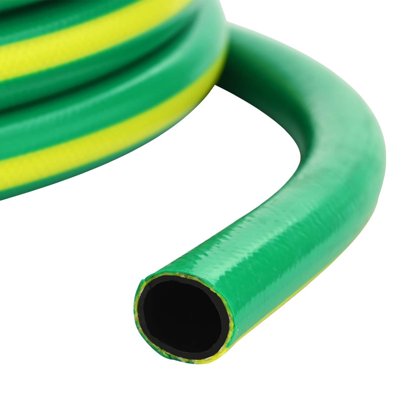 Wąż ogrodowy 5-warstwowy Zielony i Żółty 1" 10 m PVC