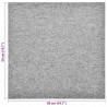 Dywan 20 pcs Jasnoszary 50 x 50 cm 100% polipropylen