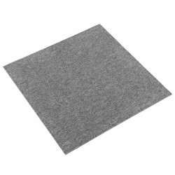 Dywan 20 pcs Szary 50 x 50 cm 100% polipropylen