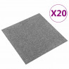 Dywan 20 pcs Szary 50 x 50 cm 100% polipropylen