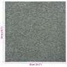 Dywan 20 pcs Zielony 50 x 50 cm 100% polipropylen
