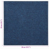 Dywan 20 pcs Ciemnoniebieski 50 x 50 cm 100% polipropylen