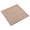 Dywan 20 pcs Beżowy 50 x 50 cm 100% polipropylen