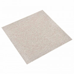 Dywan 20 pcs Jasny beż 50 x 50 cm 100% polipropylen