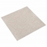 Dywan 20 pcs Jasny beż 50 x 50 cm 100% polipropylen
