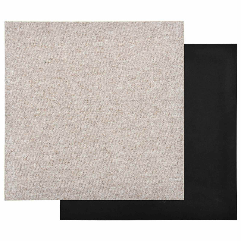 Dywan 20 pcs Jasny beż 50 x 50 cm 100% polipropylen