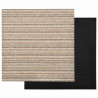 Dywan 20 pcs Beżowy w paski 50 x 50 cm 100% polipropylen