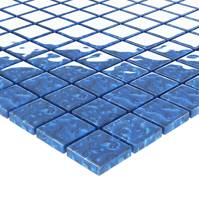 Płytki mozaikowe 11 pcs Niebieski 50 x 50 cm Szkło