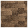 Dywan podłogowy 20 pcs Brązowy 50 x 50 cm PP