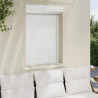 Roleta Biały 70 x 100 cm Aluminium i poliuretan