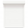 Roleta Biały 80 x 100 cm Aluminium i poliuretan