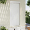 Roleta Biały 100 x 210 cm Aluminium i poliuretan