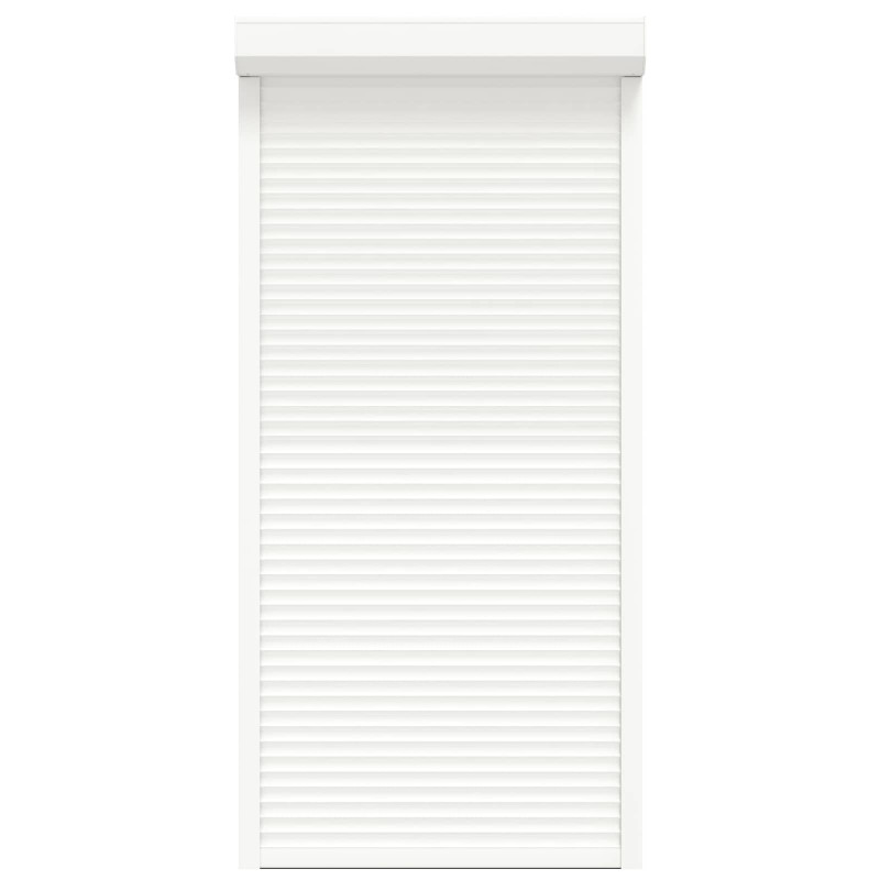 Roleta Biały 100 x 210 cm Aluminium i poliuretan