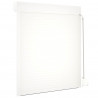 Roleta Biały 110 x 130 cm Aluminium i poliuretan