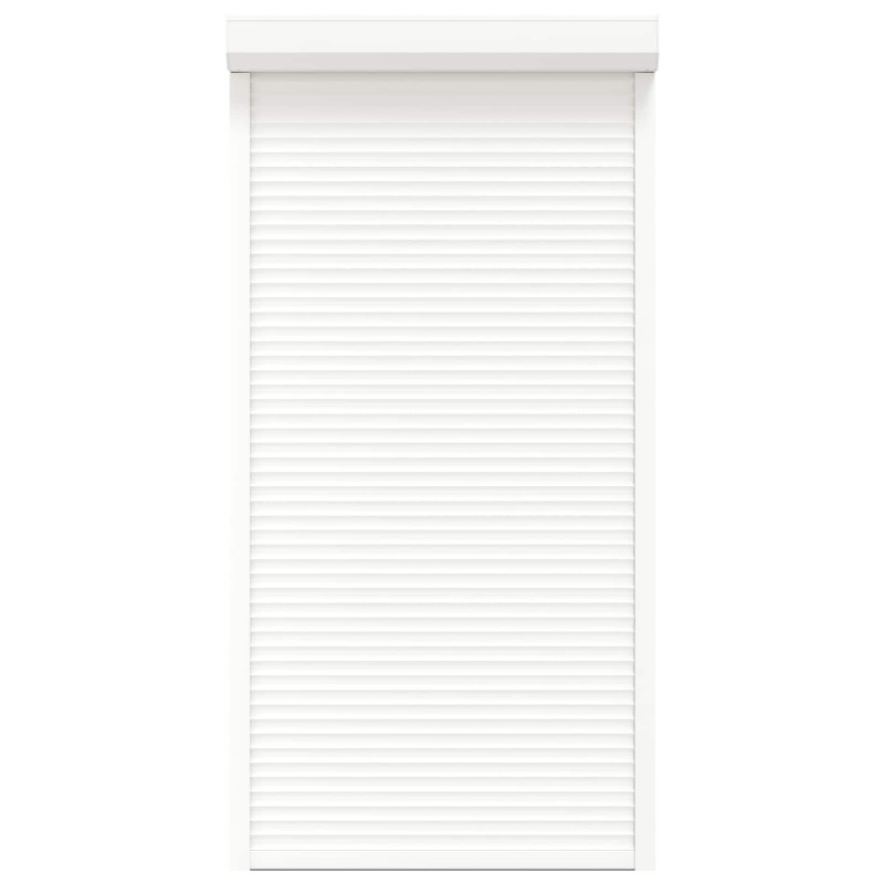 Roleta Biały 110 x 220 cm Aluminium i poliuretan