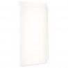 Roleta Biały 110 x 220 cm Aluminium i poliuretan