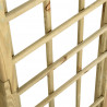 Pergola ogrodowa zwieńczona łukiem, impregnowane drewno sosnowe