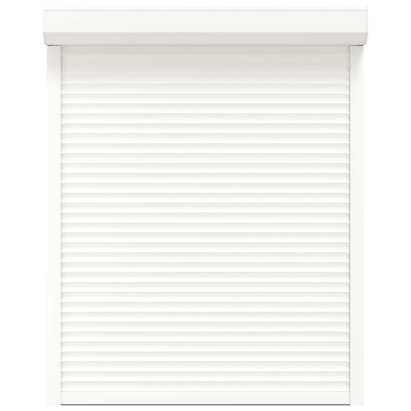 Roleta Biały 120 x 150 cm Aluminium i poliuretan