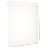 Roleta Biały 120 x 150 cm Aluminium i poliuretan