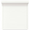 Roleta Biały 130 x 140 cm Aluminium i poliuretan
