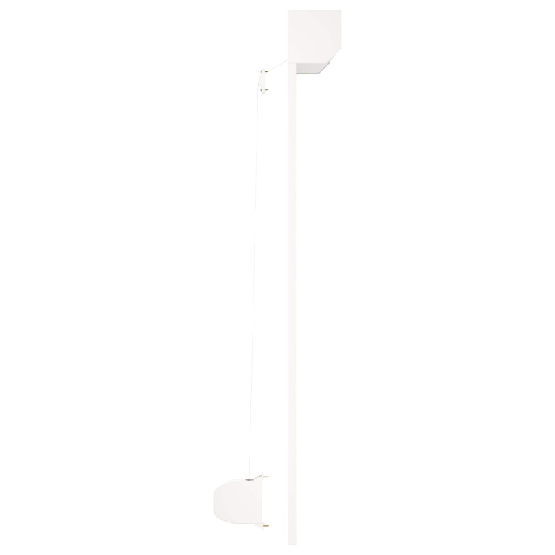 Roleta Biały 130 x 140 cm Aluminium i poliuretan