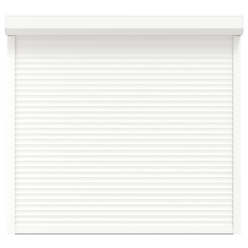 Roleta Biały 160 x 150 cm Aluminium i poliuretan