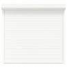 Roleta Biały 160 x 150 cm Aluminium i poliuretan