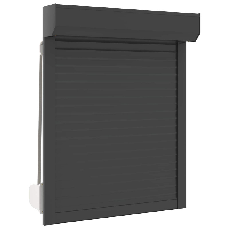 Roleta Antracyt 70 x 100 cm Aluminium i poliuretan