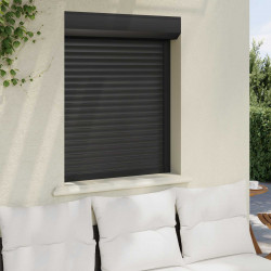 Roleta Antracyt 80 x 100 cm Aluminium i poliuretan