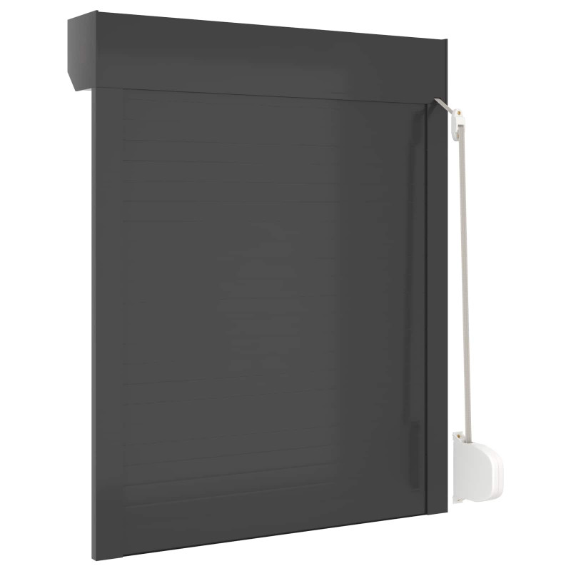 Roleta Antracyt 80 x 100 cm Aluminium i poliuretan