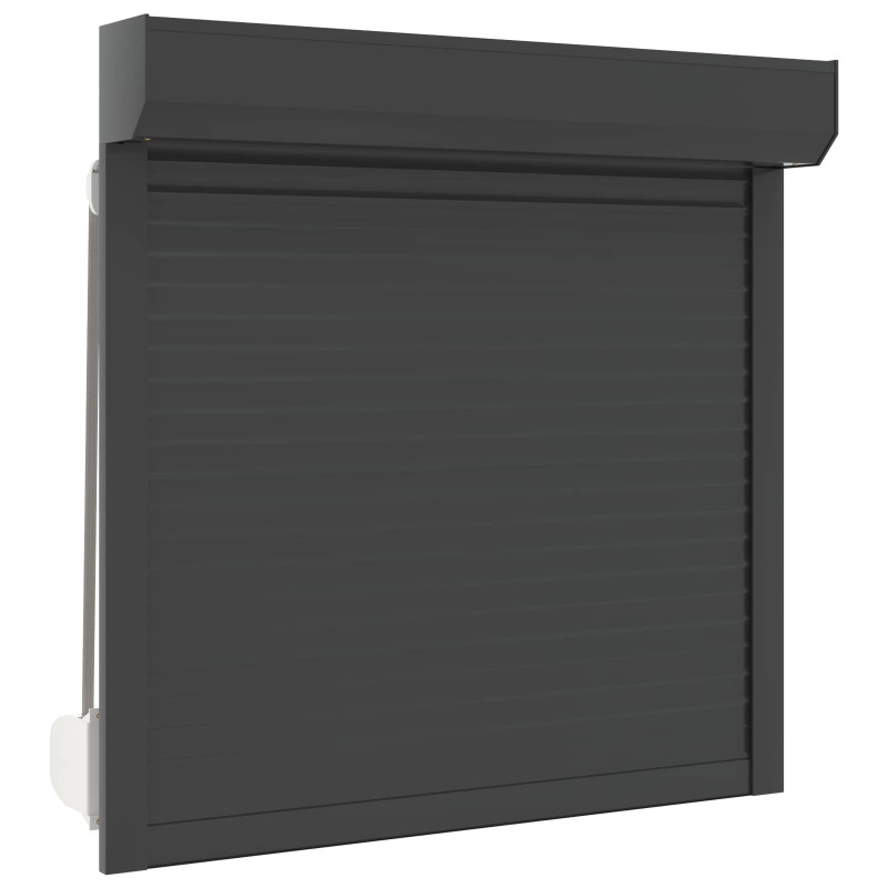 Roleta Antracyt 100 x 100 cm Aluminium i poliuretan