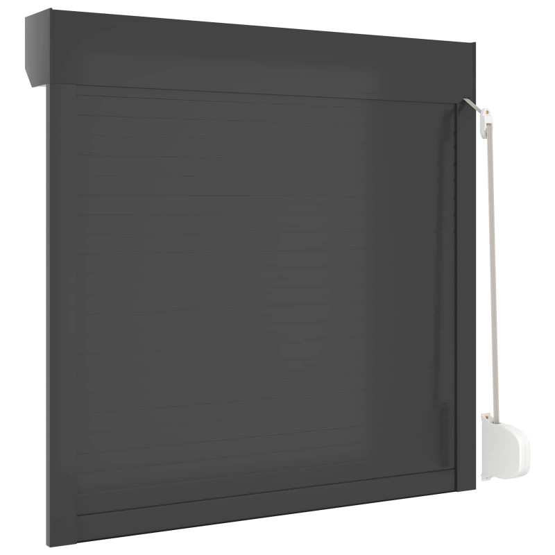 Roleta Antracyt 100 x 100 cm Aluminium i poliuretan