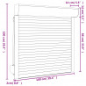 Roleta Antracyt 100 x 100 cm Aluminium i poliuretan
