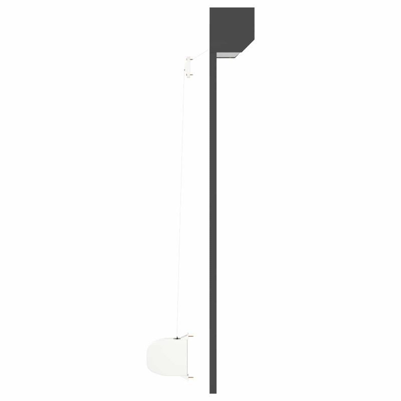 Roleta Antracyt 100 x 120 cm Aluminium i poliuretan