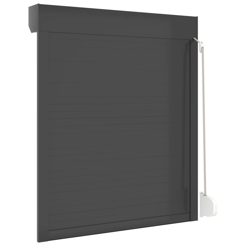 Roleta Antracyt 100 x 120 cm Aluminium i poliuretan