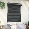 Roleta Antracyt 100 x 130 cm Aluminium i poliuretan