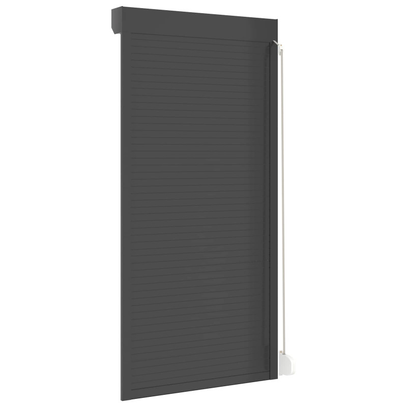 Roleta Antracyt 100 x 210 cm Aluminium i poliuretan
