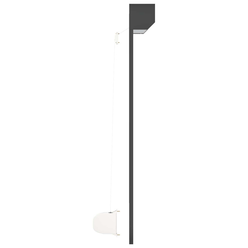 Roleta Antracyt 110 x 130 cm Aluminium i poliuretan