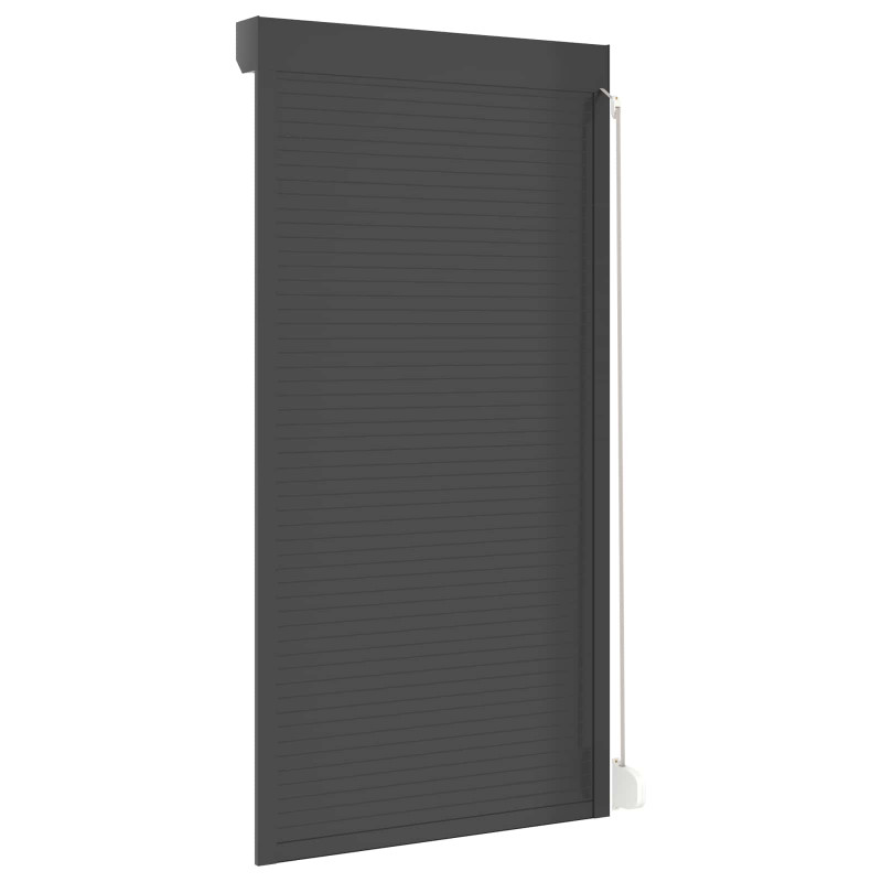Roleta Antracyt 110 x 220 cm Aluminium i poliuretan