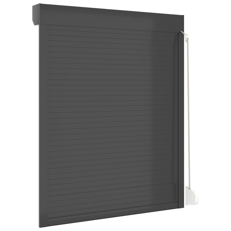 Roleta Antracyt 120 x 150 cm Aluminium i poliuretan