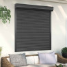 Roleta Antracyt 130 x 140 cm Aluminium i poliuretan